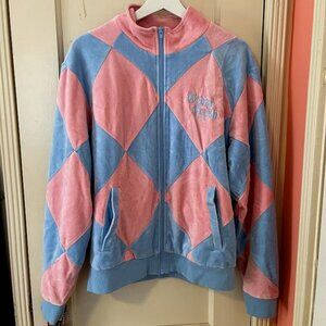 Teddy Fresh Velour Harlequin Jacket